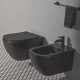 Vas wc suspendat cu fixare ascunsa, AquaBlade, negru mat, Ideal Standard Tesi T0079V3