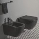 Vas wc suspendat cu fixare ascunsa, AquaBlade, cu capac soft close, negru mat, Ideal Standard Tesi T0079V3+T3527V3 amb 1