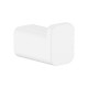 Cuier simplu baie, alb mat (matt white), Hansgrohe AddStoris 41742700
