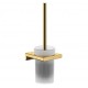 Set perie pentru vas wc cu suport, auriu lucios (polished gold optic), Hansgrohe AddStoris 41752990