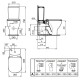 Set vas wc BTW AquaBlade, cu rezervor alimentare inferioara, alb mat, Ideal Standard Tesi T0082V1+T3568V1 - tech