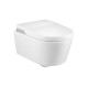 Set vas wc Smart suspendat Rimless, cu functie de bideu si capac soft close, Roca Inspira In-Wash 803060001 - detaliu 4