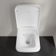 Vas wc suspendat Direct Flush, prindere ascunsa, alb, cu capac soft close, Villeroy & Boch Finion 4664R0R1+9M88S1R1 - amb 9