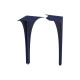 Set picioare spate 27.5 cm, universal, pentru mobilier de baie, Oristo Louis, bleumarin mat ORS50-A-NOT-xx-14