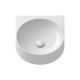 Lavoar suspendat rotund ceramic, cu zona de depozitare, Ravak Yard 400, XJX01240002 - detaliu 2