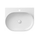 Lavoar suspendat oval ceramica, cu zona de depozitare, Ravak Yard 600, XJX01260002 - detaliu 3