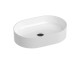 Lavoar pe blat oval 55, ceramica alba, Ravak Ceramic Slim O XJX01155001 - detaliu 1