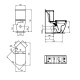 Set vas wc Rimless, cu rezervor de colt si capac normal subtire, Ideal Standard i.Life S T459601+T520101+T532801 - tech