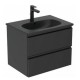 Mobilier de baie cu lavoar, Ideal Standard Tesi negru - detaliu
