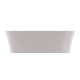 Lavoar pe blat oval 60 cm, fara preaplin, ciment (concrete), Ideal Standard Ipalyss E1396V9 - detaliu 3