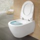 Set vas wc suspendat Direct Flush cu capac soft close slim VILLEROY & BOCH seria SUBWAY 2.0 5614R201 - amb 3