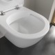 Set vas wc suspendat Direct Flush cu capac soft close slim VILLEROY & BOCH seria SUBWAY 2.0 5614R201 - detaliu