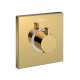 Termostat incastrat pentru baterie, debit mare, auriu lucios (polished gold optic), Hansgrohe ShowerSelect 15760990