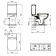 Set vas wc Rimless, cu rezervor alimentare inferioara, Ideal Standard i.Life A T472101+ T472301 - tech