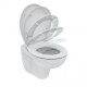 Vas WC suspendat Rimless, cu capac soft close, Ideal Standard Eurovit K881001+W303001 - detaliu 1
