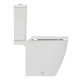 Set vas wc Rimless, Compact, cu rezervor alimentare laterala si capac soft close, Ideal Standard i.Life S T459601+T499801+T473701 - detaliu 5