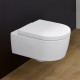 Set vas wc suspendat Direct Flush, cu capac soft close, Villeroy & Boch Avento 5656HR01