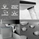 Set chiuveta bucatarie granit 76x44 cm, cu baterie bucatarie, antracit metalic, Deante Zorba ZQZVT113 - detaliu 3