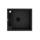 Chiuveta bucatarie granit 56x50 cm, cu o cuva, negru mat, Deante Magnetic ZRM_N103