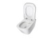 Capac normal vas wc Compact, din Supralit, cu sistem Easy Remove- Square, Roca The Gap 80173000B - detaliu 2