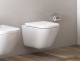 Capac soft close vas wc Compact, din Supralit, cu sistem Easy Remove- Square, Roca The Gap 80173200B - amb 2