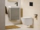 Capac soft close vas wc Compact, din Supralit, alb mat, Roca Ona 801E22621 - amb 1