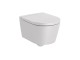 Vas wc suspendat Rimless, Compact, Roca Inspira Round, alb pearl 346528630