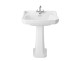 Lavoar baie suspendat 65 cm, portelan, alb, Roca Carmen 3270A1000 - detaliu 2