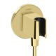 FixFit S conector pentru furtun de dus, cu suport de dus, auriu lucios (polished gold optic), Hansgrohe 26888990 - detaliu