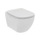 Vas wc suspendat Rimless, cu functie de bideu si fixare ascunsa, alb, Ideal Standard Tesi T558801 - detaliu 2