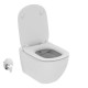 Vas wc suspendat Rimless, cu functie de bideu si fixare ascunsa, alb, Ideal Standard Tesi T558801 - detaliu 4