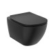 Capac soft close subtire, pentru vas wc, negru, Ideal Standard Tesi  T5522V3 - detaliu 1