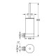 Instructiuni montaj Set perie wc cu suport, antracit lucios (hard graphite), Grohe Selection 41076A00 - tech