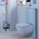 Modul sanitar pentru vas wc suspendat, 101 cm, panou frontal din sticla mint, Geberit Monolith 131.021.SL.5 - amb 1