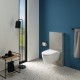 Modul sanitar pentru vas wc suspendat, 101 cm, panou frontal din piatra imitatie beton, Geberit Monolith 131.021.JV.5 - amb 1
