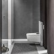 Modul sanitar pentru vas wc suspendat, 101 cm, panou frontal din sticla alba, Geberit Monolith Plus 131.221.SI.7 - amb 3