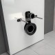 Modul sanitar pentru vas wc suspendat, 101 cm, panou frontal din sticla alba, Geberit Monolith Plus 131.221.SI.7 - detaliu 1