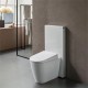 Modul sanitar pentru vas wc stativ, 101 cm, panou frontal din sticla alba, Geberit Monolith 131.001.SI.5
