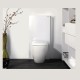 Modul sanitar pentru vas wc stativ, 101 cm, panou frontal din sticla/piatra, Geberit Monolith Plus - amb 3
