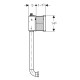 Kit de instalare cu cot de spalare si prelungire a cotului de spalare, pentru sistem de comanda a spalarii pentru pisoar Basic, Geberit 115.985.00.5 - tech 2