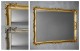 Oglinda 92x72 cm Luigi XV culoare Foglia Oro Anticata