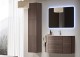 Set mobilier de baie cu lavoar rasina, stejar inchis (Rovere sc. soft), Baden Haus Eden 55070+50177 - amb