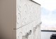 Set mobilier de baie cu lavoar sticla, alb mat (Bianco opaco), Baden Haus Miami 55319+82414 - detaliu 3