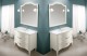 Set mobilier de baie cu lavoar si oglinda Eban seria Rachele 108 #159 Set